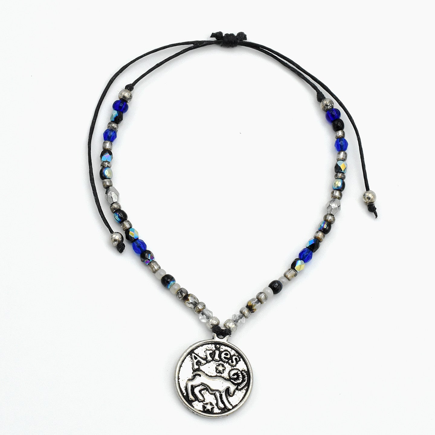 Handmade Aries Zodiac Bracelet – Adjustable – One of One