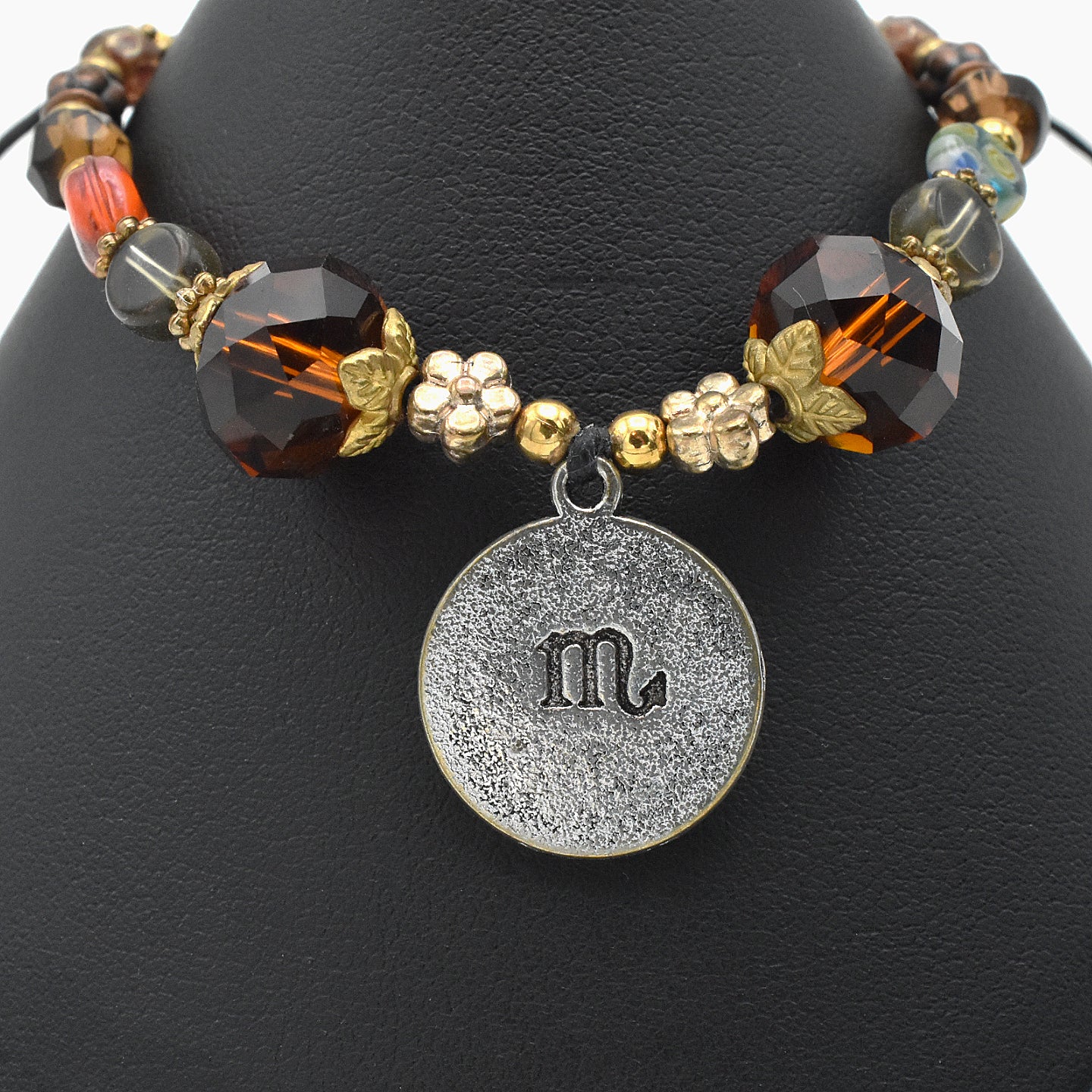 Handmade Scorpio Astrology Bracelet – Adjustable – One of One