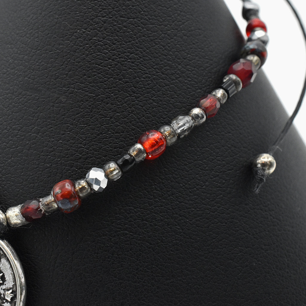 Handmade Leo Astrology Bracelet – Adjustable – One of One