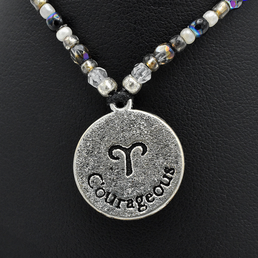 Handmade Aries Astrology Bracelet – Adjustable – One of One