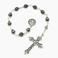 Handmade Silver-Plated Hemalyke Pocket Chaplet – One of One (12″ Length)