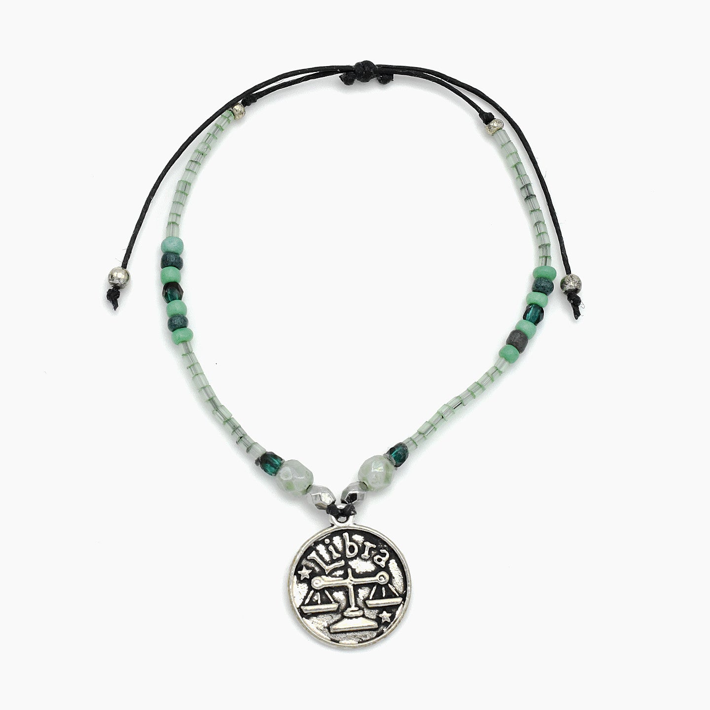 Handmade Libra Zodiac Bracelet – Adjustable – One of One
