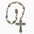 Handmade Copper & Marble Pocket Chaplet – One of One