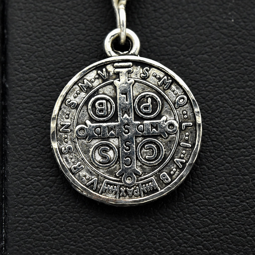 Handmade Silver-Plated Lapis Pocket Chaplet – One of One (12.5″ Length)