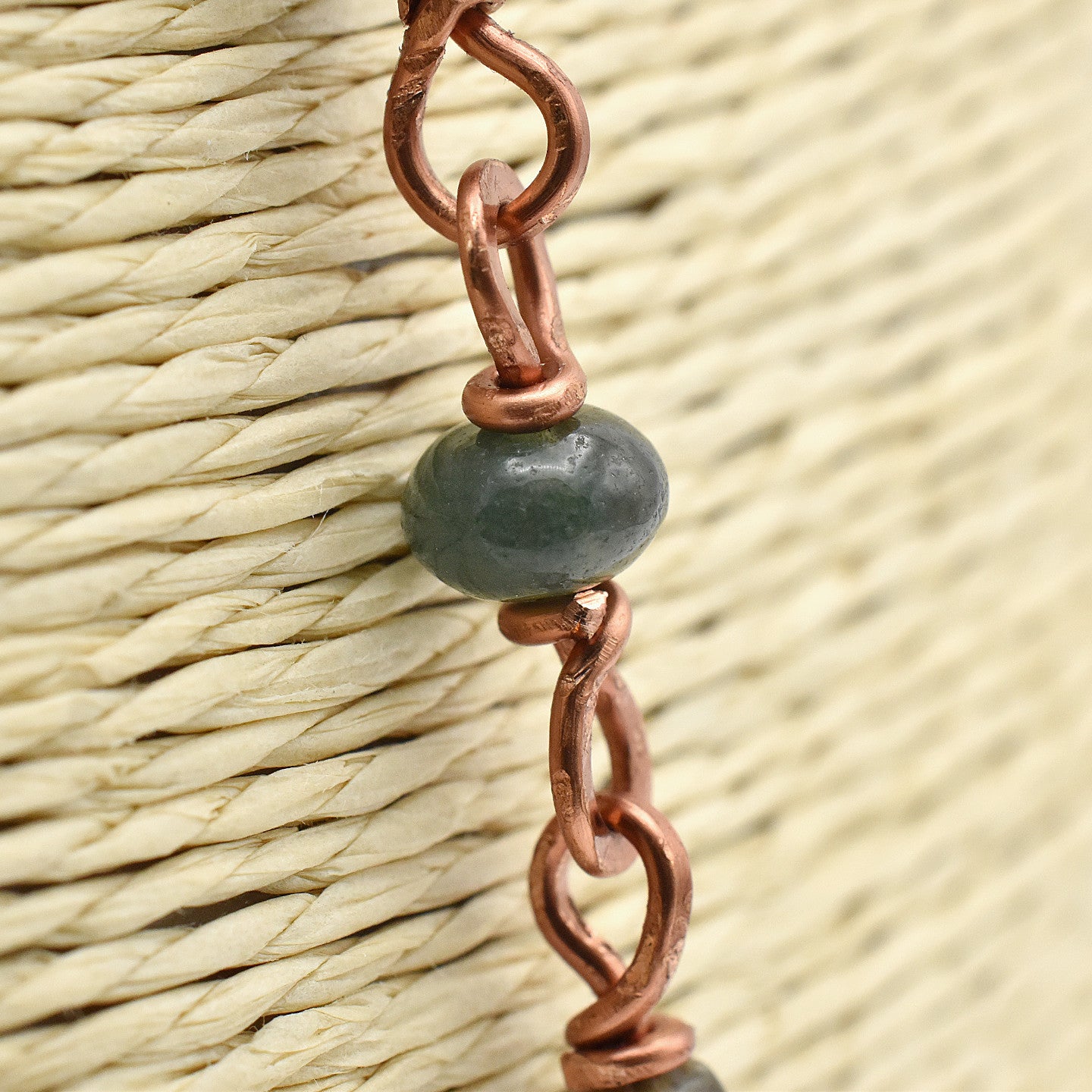 One-of-a-Kind Suede St. Benedict Cross Choker – Handmade Copper & Agate Sacred Necklace